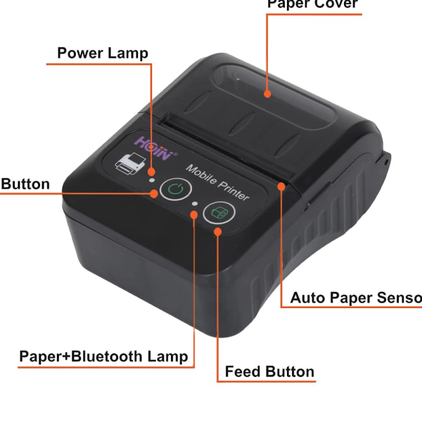 Hoin 2 Inch 58 MM USB Thermal Reciept Printer with 1 Year  Warranty - Image 6